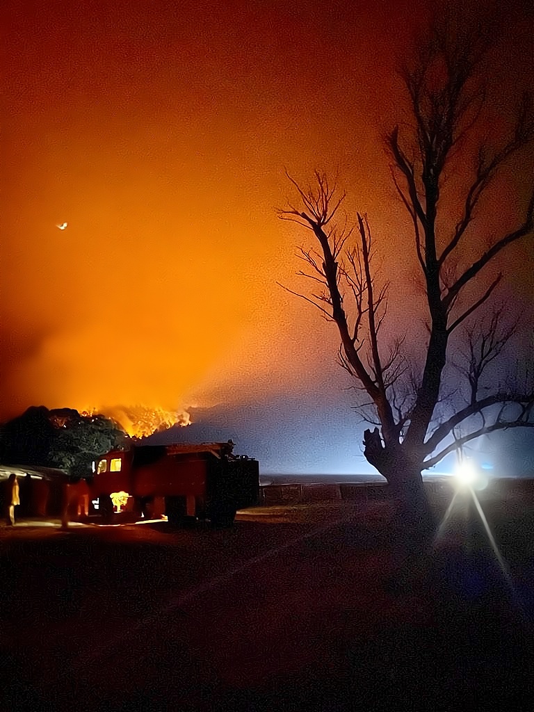 Bushfire at Omeo, Victoria